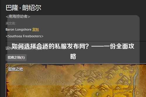 如何選擇合適的私服發布網？——一份全面攻略