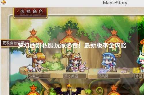 夢幻西游私服玩家必看！最新版本全攻略